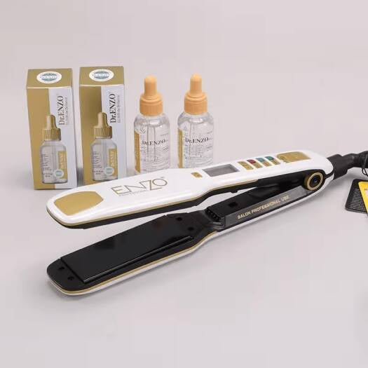 مكواة فرد الشعر الاحترافية من ماركة إنزو (ENZO Professional Hair Straightener)، وتحمل الموديل رقم EN-5111BS.