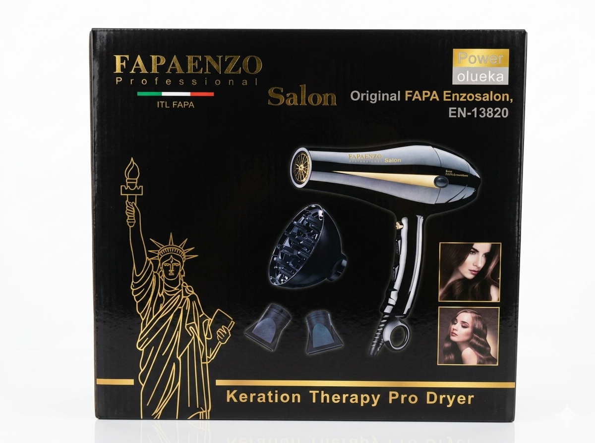 مجفف الشعر الاحترافي FAPAENZO Professional Salon Pro Dryer (موديل EN-13820)