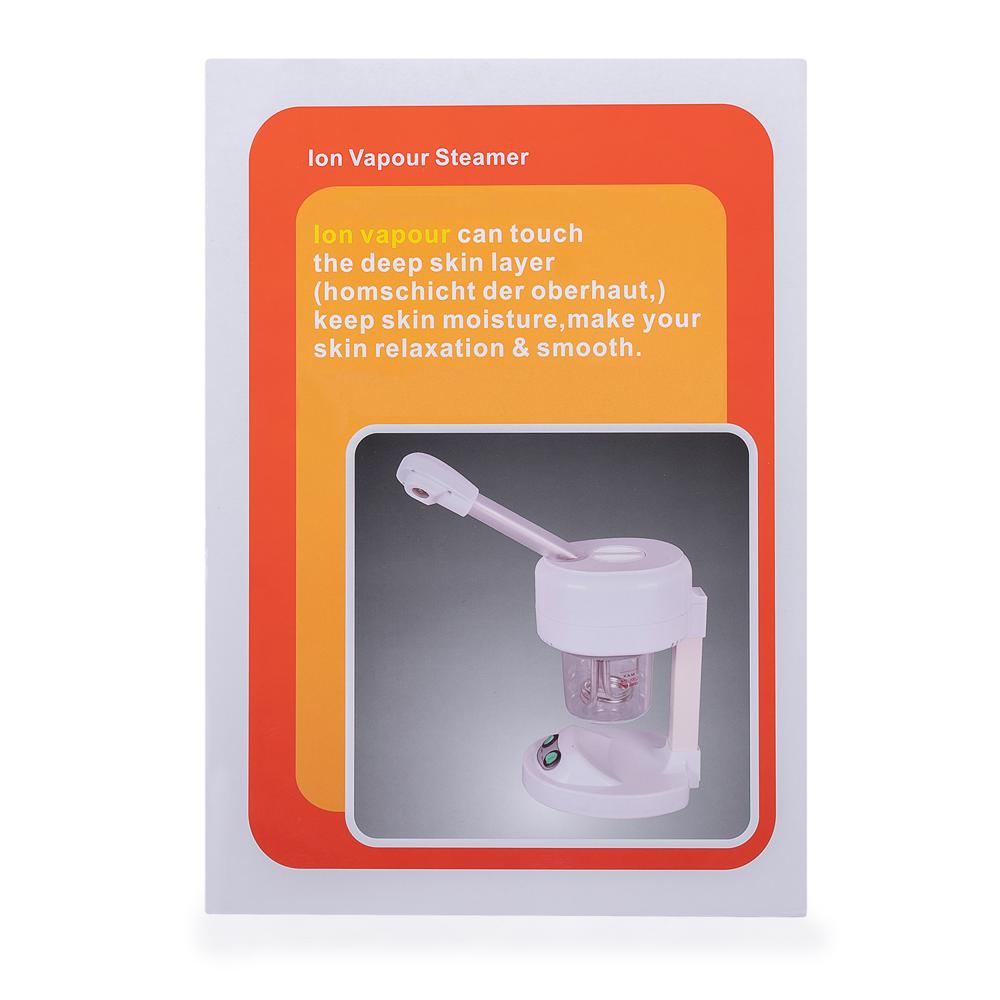 جهاز تبخير الوجه الأيوني (Ion Vapour Steamer)، ويستخدم للعناية بالبشرة وتنظيفها في المنزل أو صالونات التجميل.