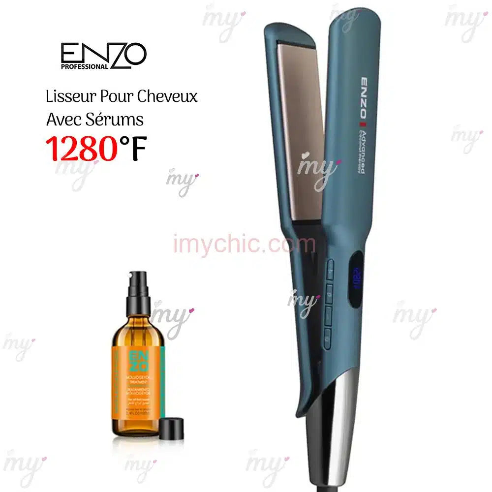جهاز فرد الشعر 1280 درجة فهرنهايت مع سيروم الكيراتين Enzo EN-3210