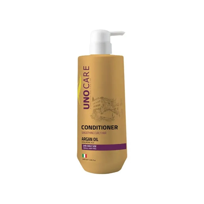 مكيف الشعر (Conditioner) من ماركة أونو كير (UNO CARE) المصمم خصيصاً لتنعيم الشعر المجعد والكيرلي