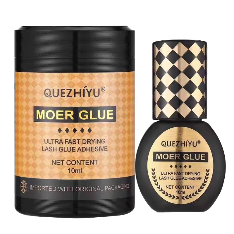 لاصق رموش احترافي سريع الجفاف من العلامة التجارية QUEZHÍYU® (المعروف باسم Moer Glue).