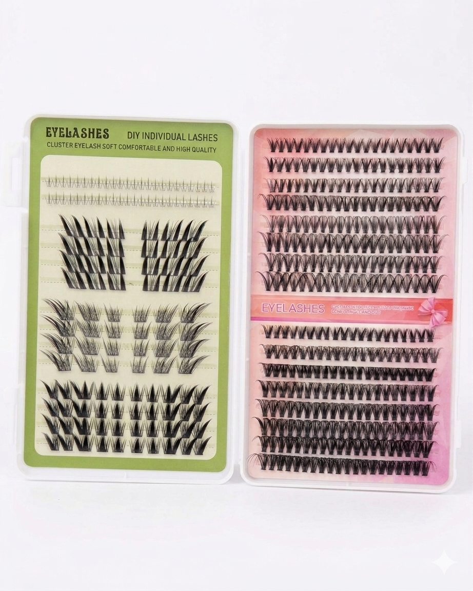 بكج الرموش الأسبوعية الدفتري (DIY Individual Lashes)