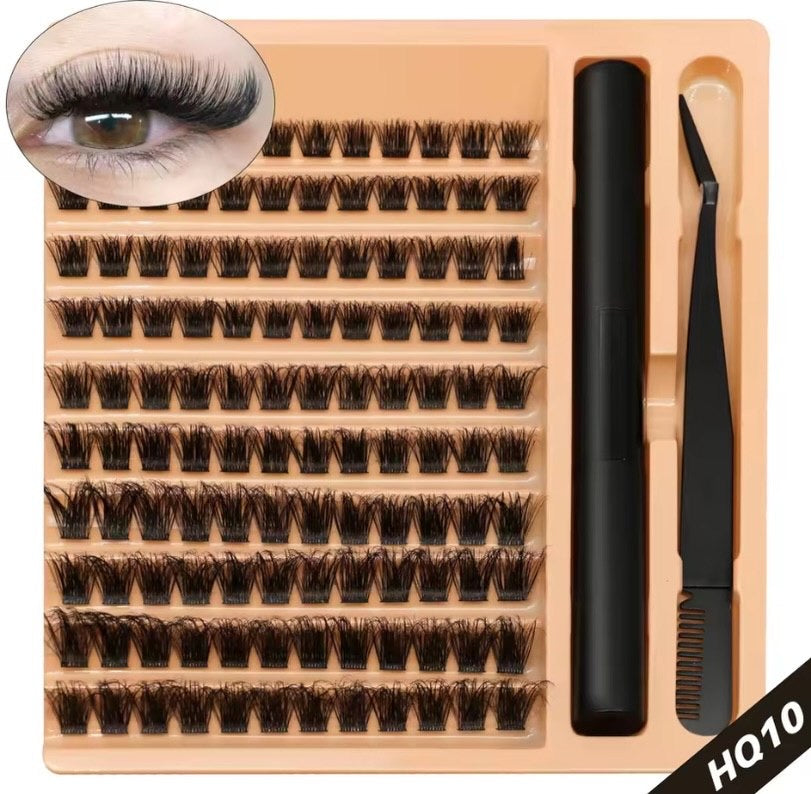 بكج الرموش الأسبوعية المتكامل (DIY Lash Extension Kit) المخصص لتركيب الرموش في المنزل