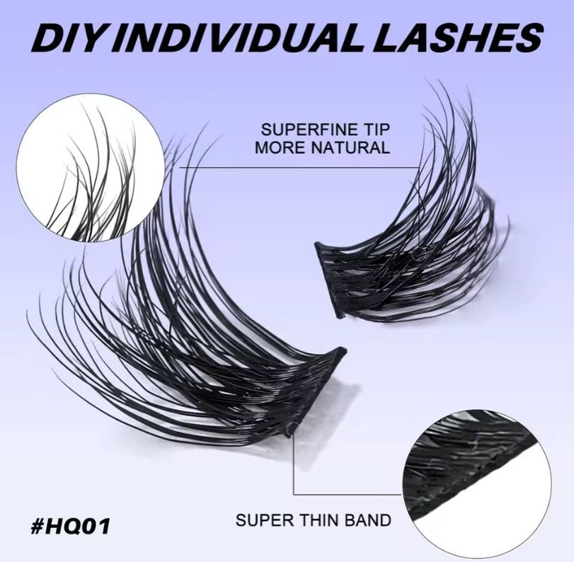بكج الرموش الأسبوعية المتكامل (DIY Lash Extension Kit) المخصص لتركيب الرموش في المنزل