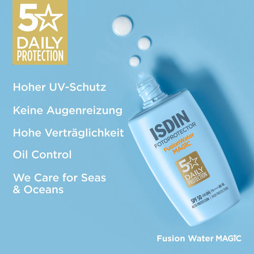 ISDIN Fotoprotector Fusion Water Magic- 50ML | ازدن كريم واقي شمسي بقوام مائي - 50 مل