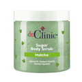 مقشر الجسم بالماتشا والسكر من دكتور كلينك (dr.Clinic Sugar Body Scrub Matcha)، وهو منتج مخصص للعناية الفائقة ببشرة الجسم وتنعيمها.