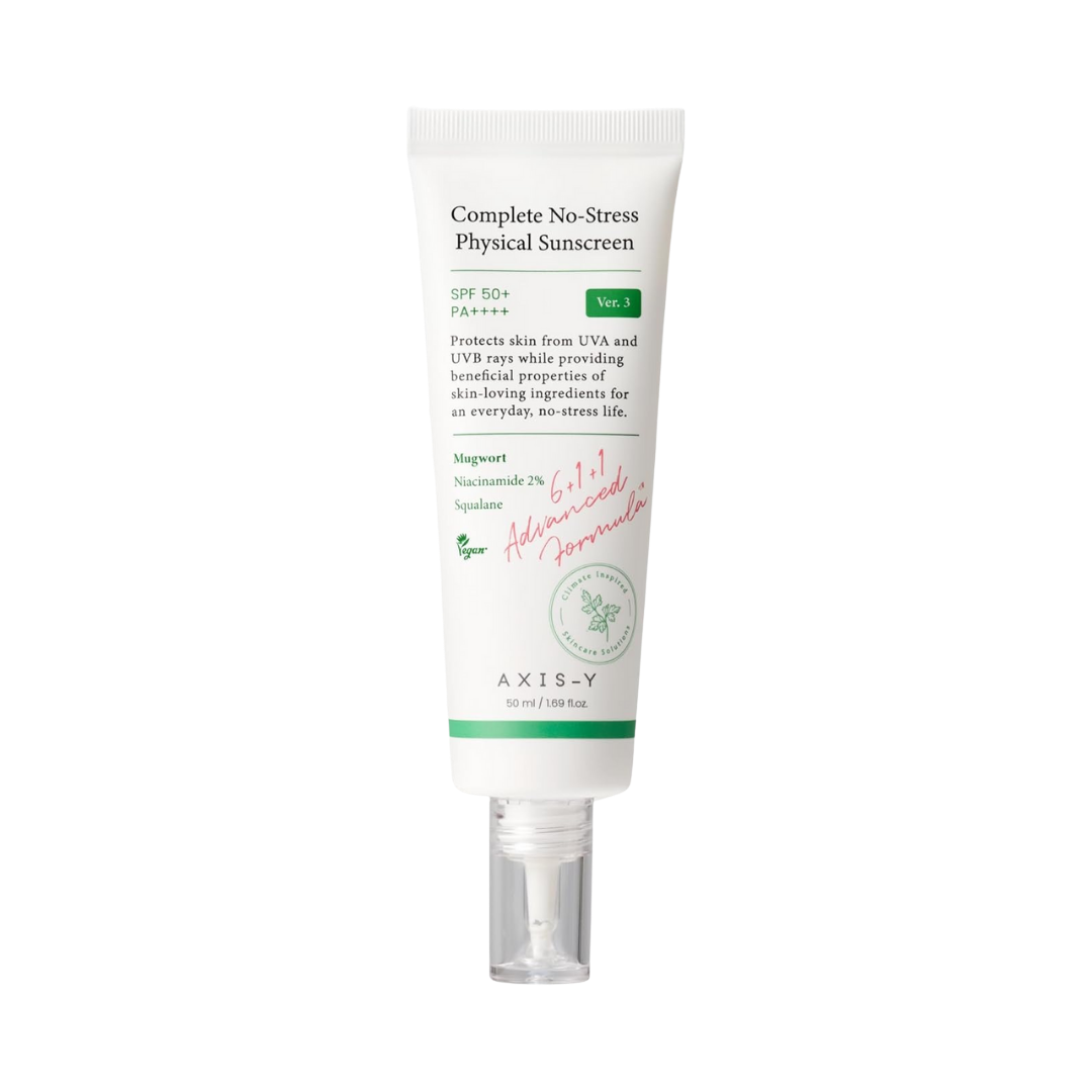 واقي الشمس Axis-Y Complete No-Stress Physical Sunscreen SPF50+ PA++++ (بحجم 50 مل)