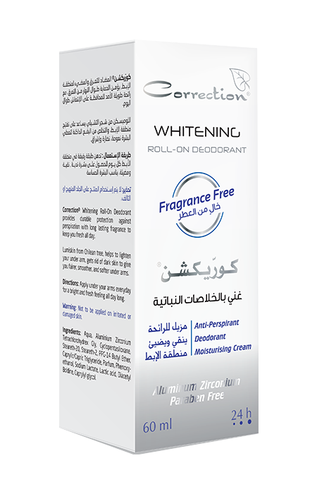 مزيل ومضاد التعرق لتفتيح البشرة من كوريكشن (Correction Whitening Roll-On Deodorant)،