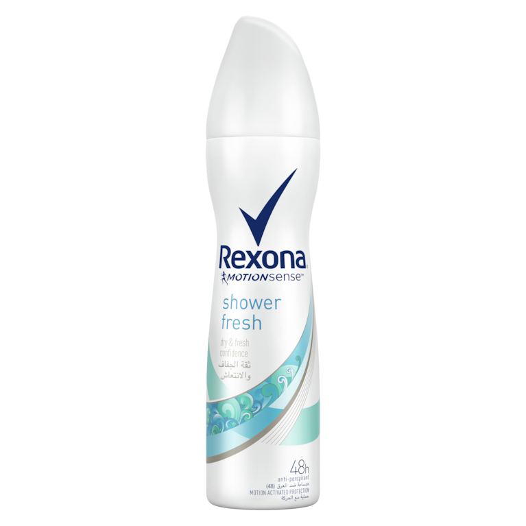 بخاخ مضاد للتعرق Rexona MotionSense Invisible Pure المخصص للنساء.