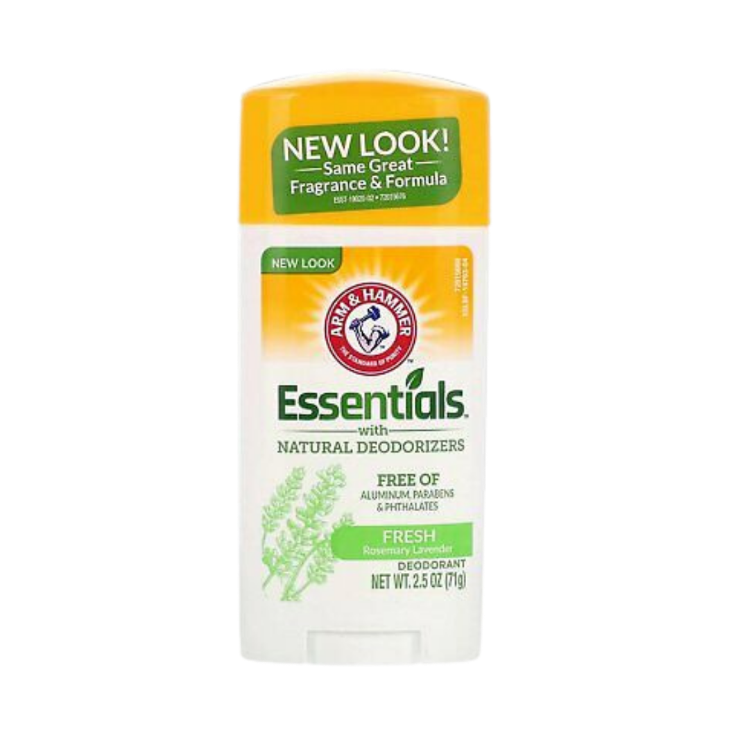 ARM & HAMMER Essentials Natural Deodorant Fresh - 71g |ارم اند هامر مزيل تعرق طبيعي منعشش - 71 غ