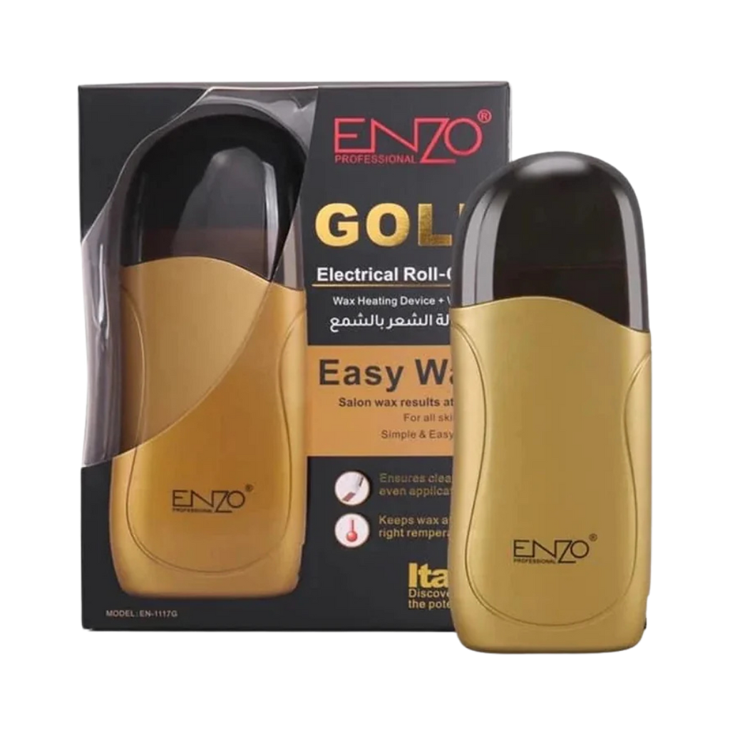 ENZO Eazy Wax Electrical Roll-On Kit | انزو طقم الشمع الكهربائي إيزاي واكس رول-أون