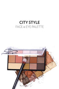 باليت مكياج الوجه والعين "سيتي ستايل" (City Style Face & Eye Palette) من ماركة جولدن روز (Golden Rose)