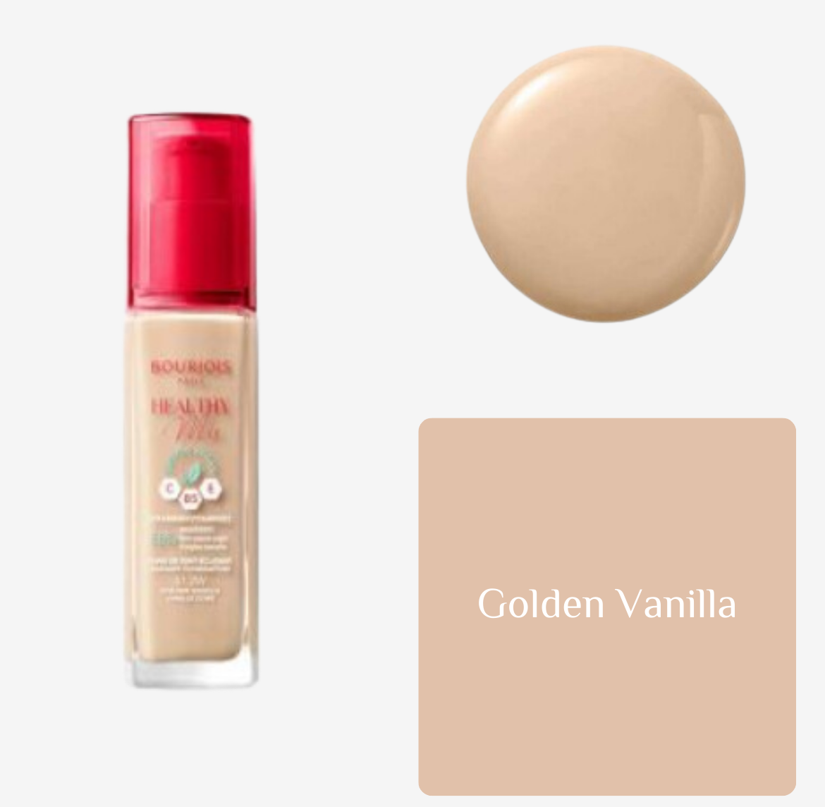 BOURJOIS Healthy mix Foundation - 30ml | بورجوا كريم أساس مرطب - 30 مل