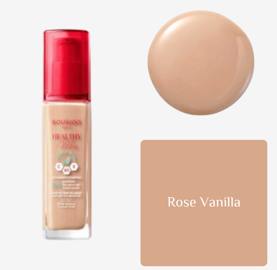 BOURJOIS Healthy mix Foundation - 30ml | بورجوا كريم أساس مرطب - 30 مل