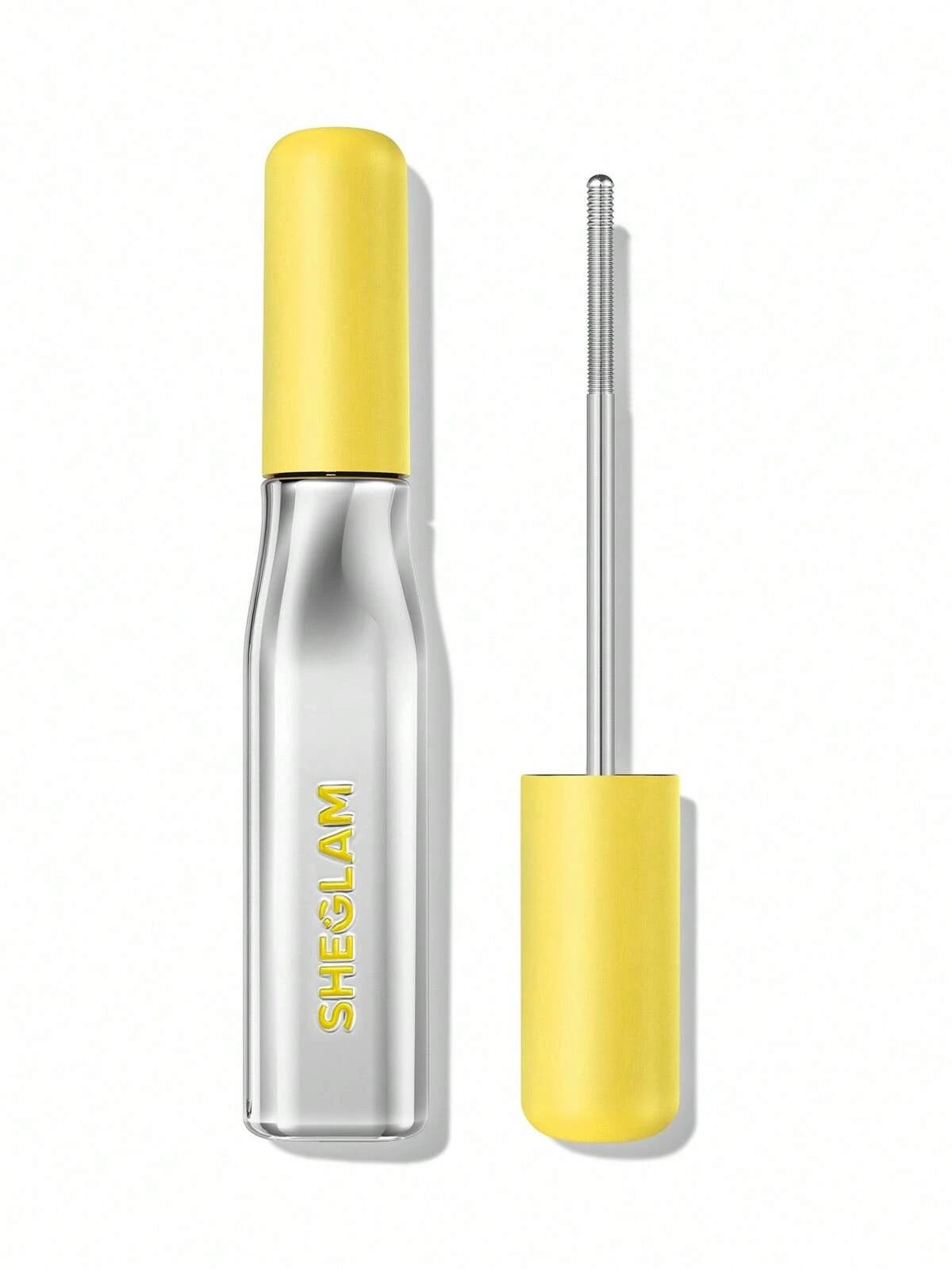 ماسكارا SHEGLAM Lashlighter Iron Curl تتميز بفرشاة معدنية دقيقة مصممة لرفع وتجعيد الرموش.