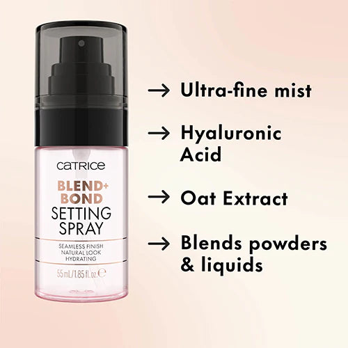 بخاخ تثبيت المكياج "Blend + Bond" من ماركة CATRICE.
