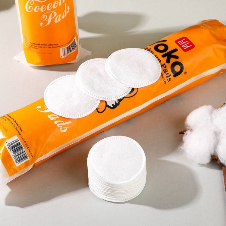قطن إزالة المكياج والعناية بالبشرة من ماركة يوكا (Yoka Make up Pads)