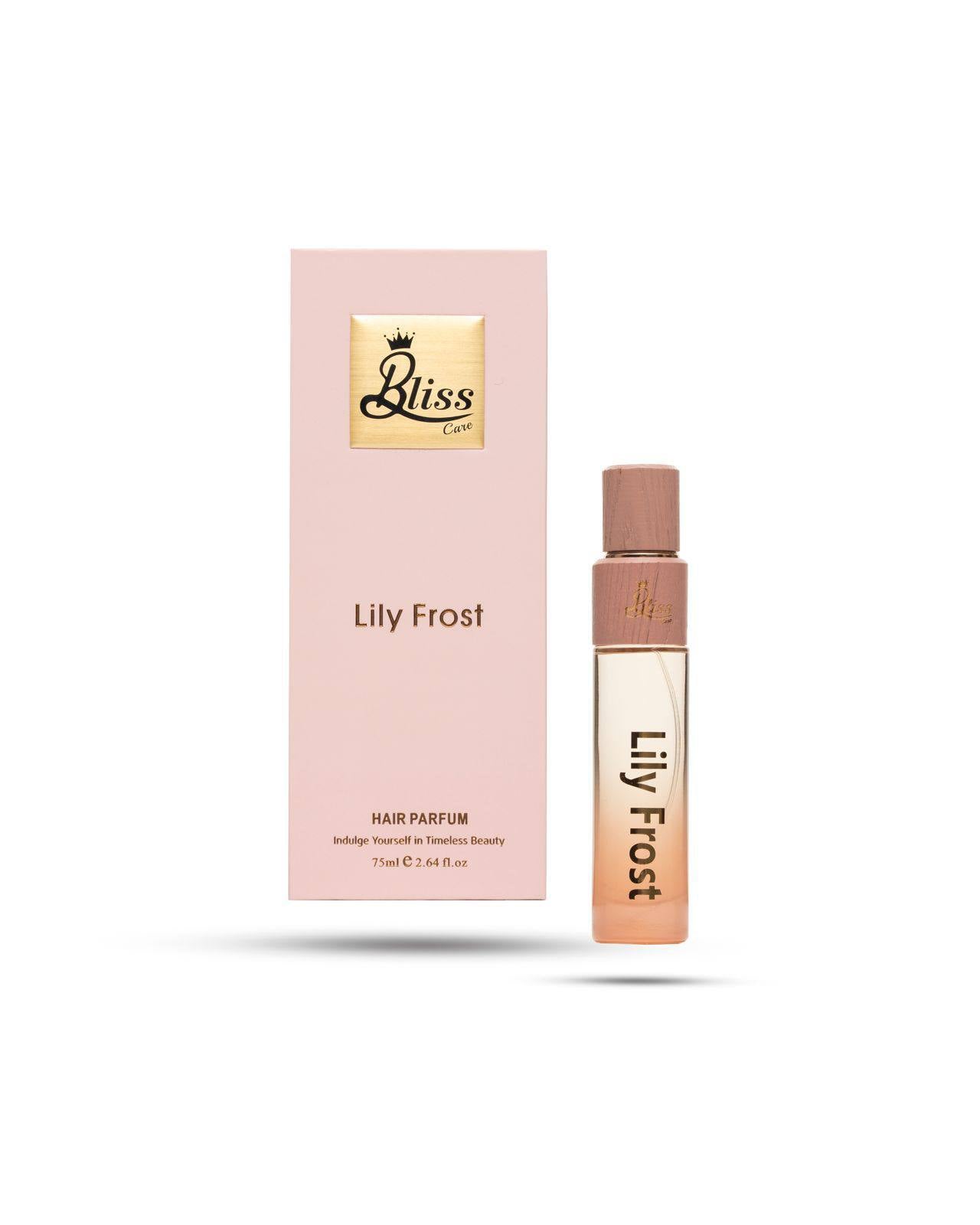 عطر الشعر "ليلي فروست" (Lily Frost Hair Parfum) من ماركة بليس كير (Bliss Care).