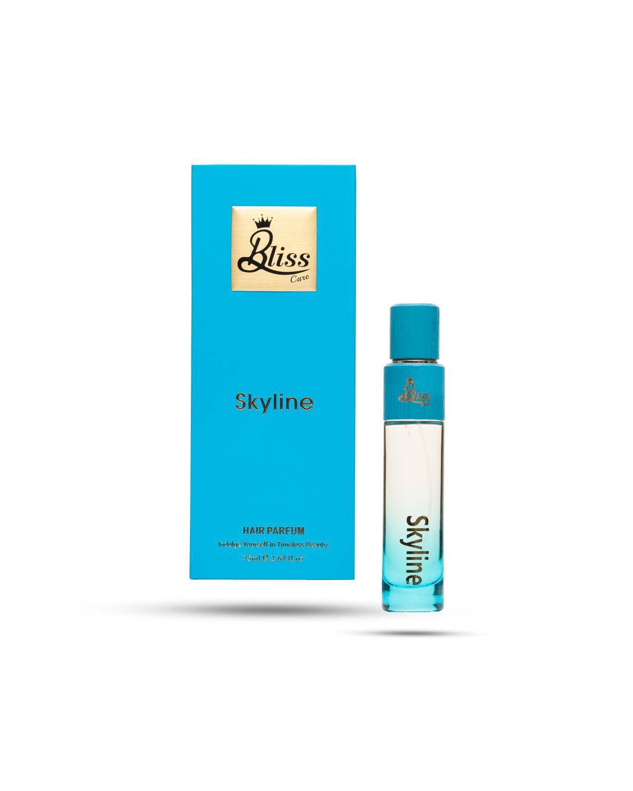 عطر ومعطر للشعر (Hair Parfum / Hair Mist) من العلامة التجارية Bliss Care، بالنسخة الشهيرة المسماة Skyline