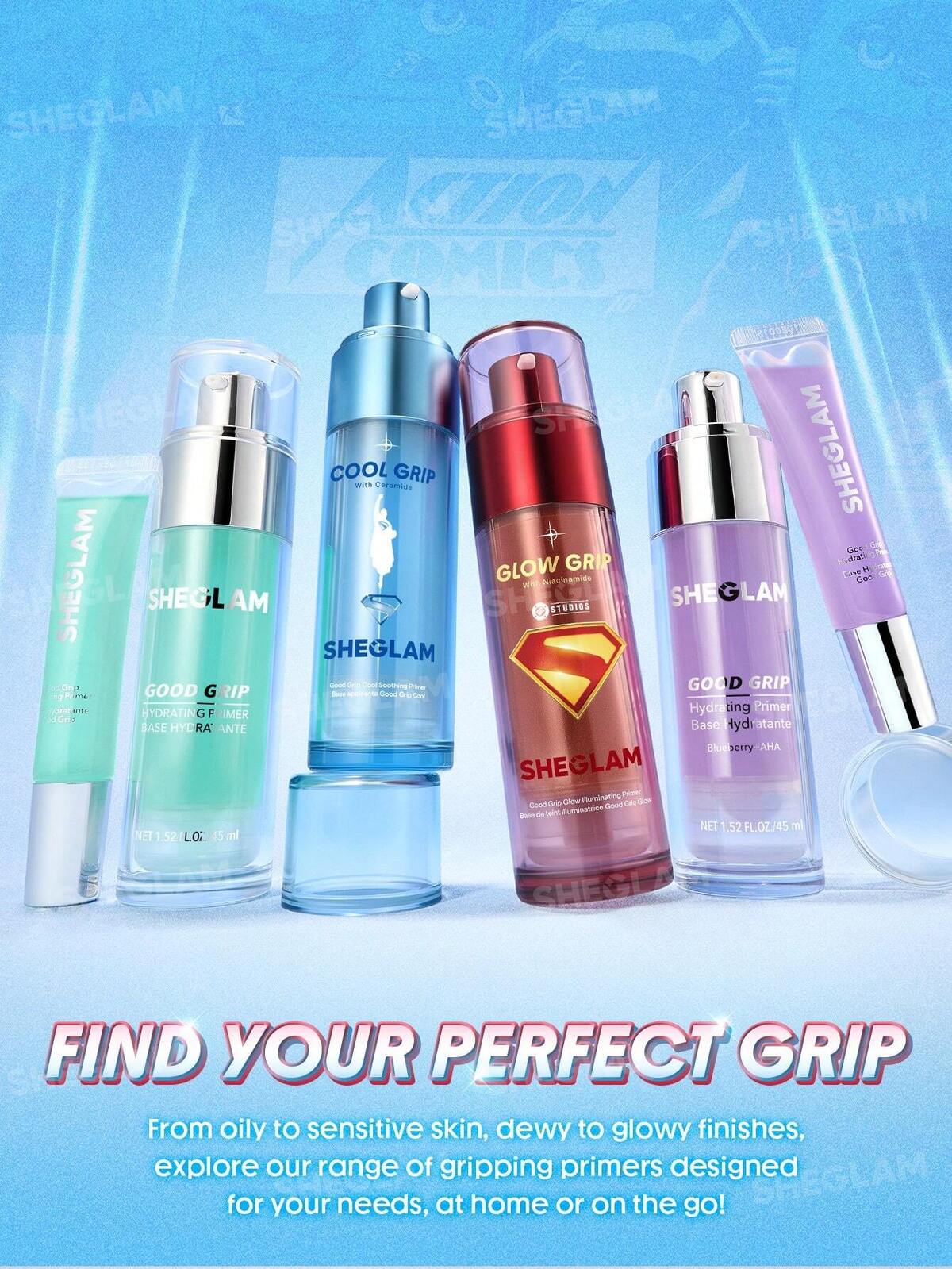 برايمر SHEGLAM Good Grip Cool Soothing Primer بتركيبة جل مبردة.