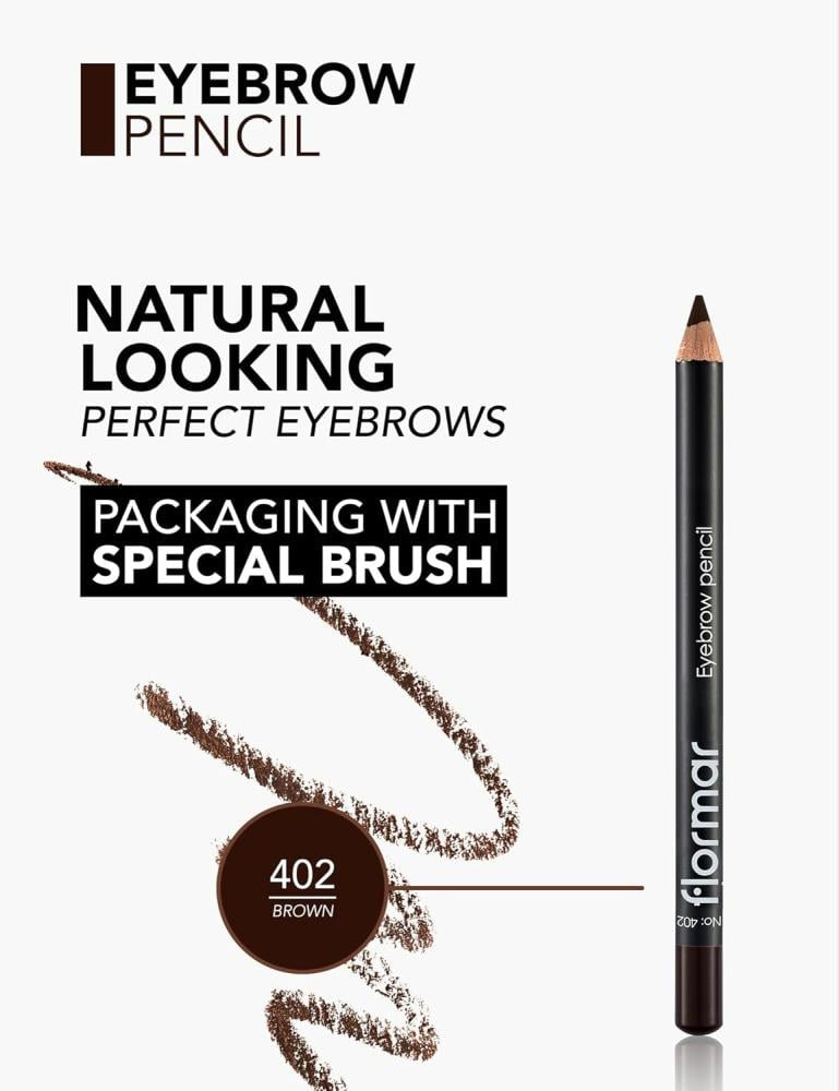 قلم حواجب فلورمار بالدرجة 402 (Flormar Eyebrow Pencil 402)