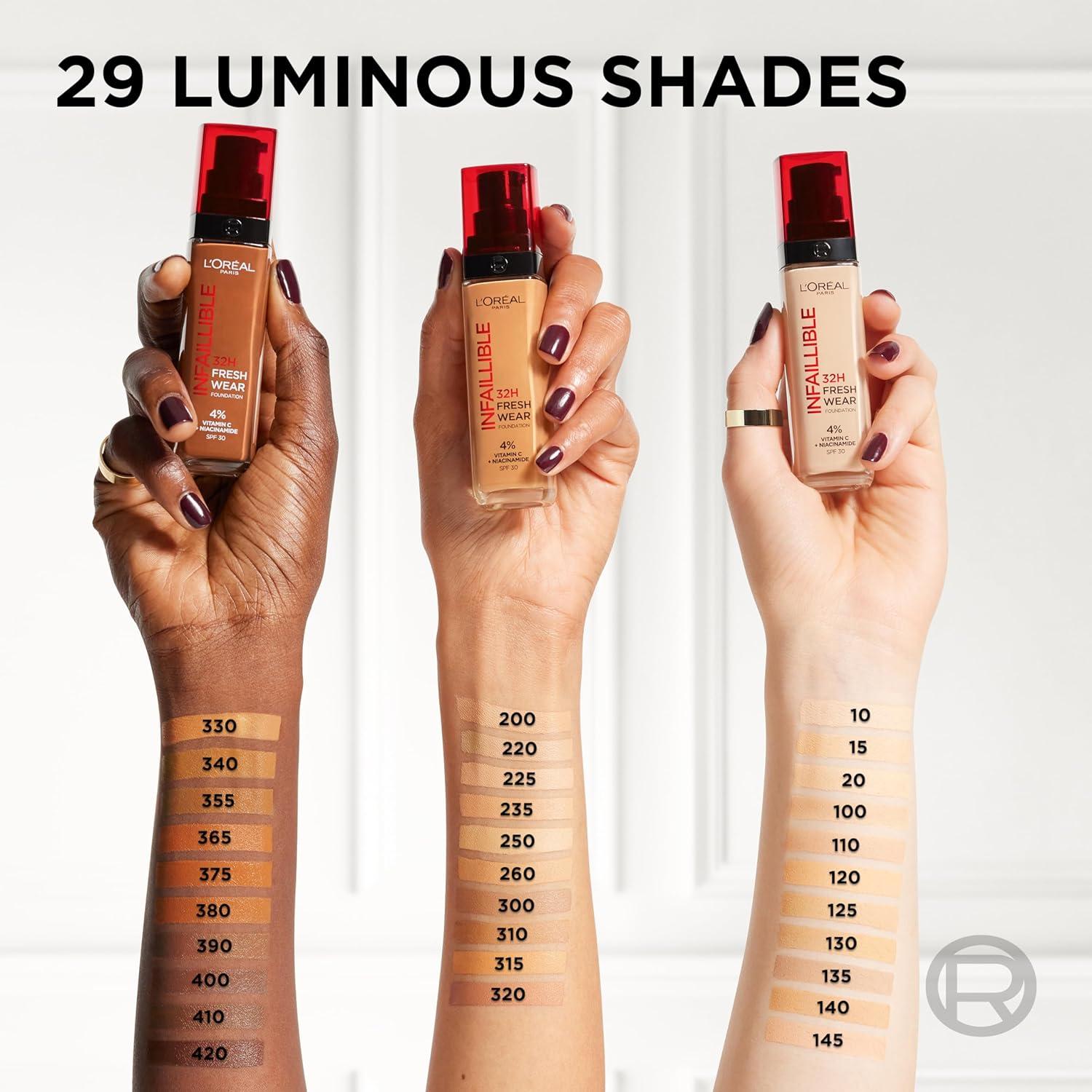 كريم أساس لوريال باريس إنفاليبل فريش وير 32 ساعة (L'Oréal Paris Infallible 32H Fresh Wear Foundation)