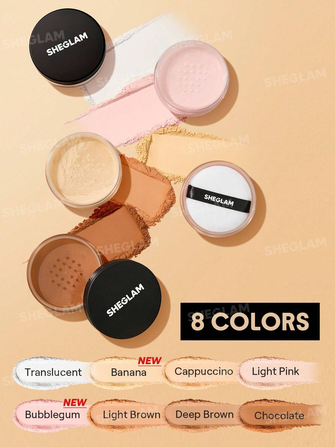 Sheglam Baked Glow Setting Powder |شيكلام بودرة حرة لتثبيت المكياج