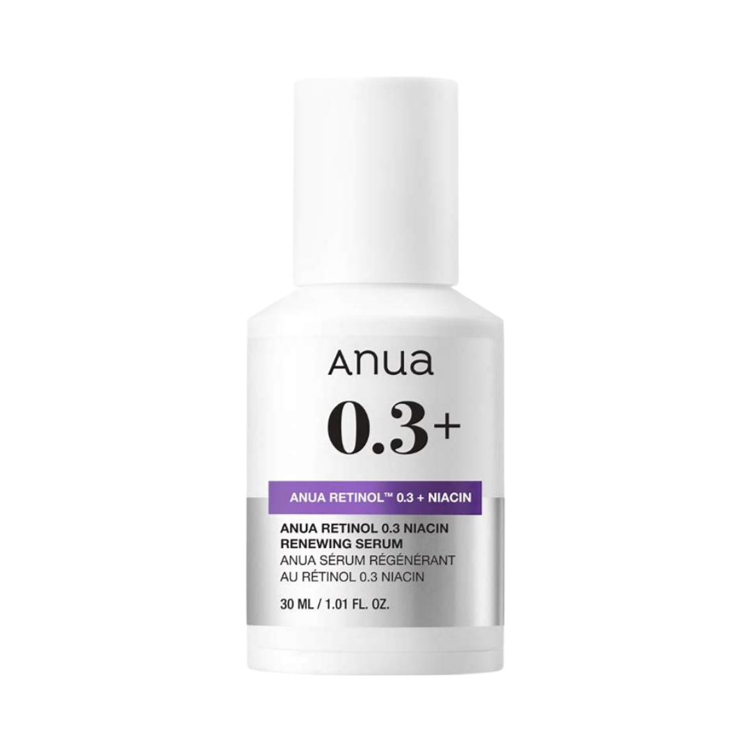 سيروم أنوا نانو ريتينول 0.3% + النياسيناميد لتجديد البشرة (Anua Retinol 0.3% + Niacin Renewing Serum)