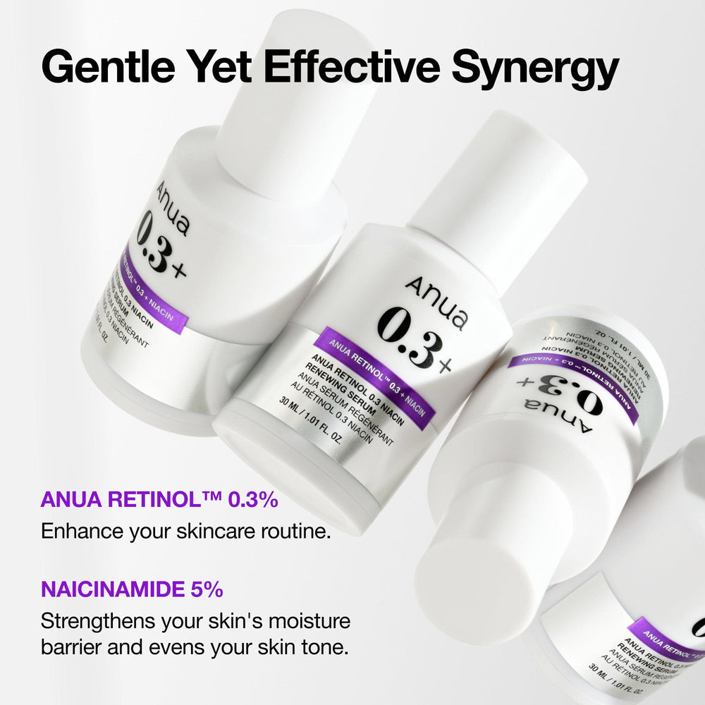 سيروم أنوا نانو ريتينول 0.3% + النياسيناميد لتجديد البشرة (Anua Retinol 0.3% + Niacin Renewing Serum)