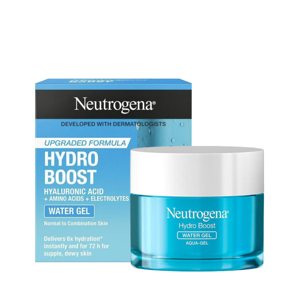 جل نيوتروجينا المائي (Neutrogena Hydro Boost Water Gel)، وهو مرطب يومي مكثف وخفيف للغاية مصمم خصيصاً للبشرة العادية إلى المختلطة