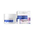 Eveline Skin Care Expert Double White + Vitamin C Mattifying Cream، وهو كريم تفتيح ومزيل للمعان البشرة.