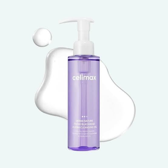 زيت التنظيف Celimax Derma Nature Fresh Blackhead Jojoba Cleansing Oil بحجم 150 مل