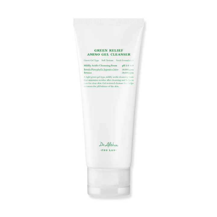 غسول جل الأمينو الأخضر (Green Relief Amino Gel Cleanser) من الماركة الكورية الشهيرة Dr. Althea