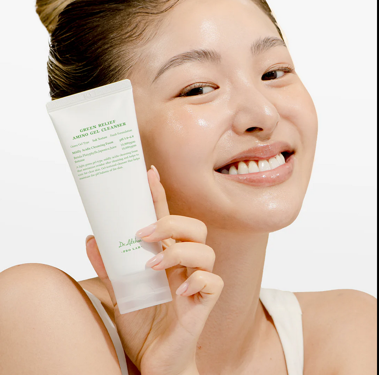 غسول جل الأمينو الأخضر (Green Relief Amino Gel Cleanser) من الماركة الكورية الشهيرة Dr. Althea